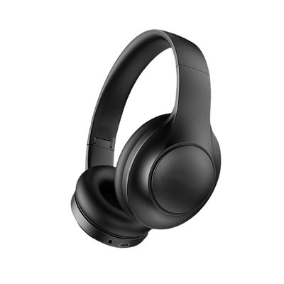 WFGLH Black, Multifunctional Foldable Wireless Headphones, Comfortable Headphones, Features A Detachable Microphone for Lossless Audio Quality, for Travel/Office/