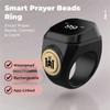 LYZHQHT Smart Tasbih Counter,20mm (10) Muslim Digital Azan Alarm Clock Zikr Ring,APP Support Digital Counter Prayer Reminder Rings, Waterproof 4 Digit Finger Counter for Muslims view 2