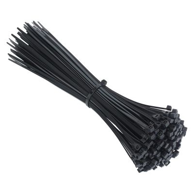 100 PCS Self-locking Plastic Nylon Tie Fastening Strap Cable-Tie-Set Cable Zip Tie Fastening lock up(4x200mm)
