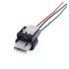 1 Set 3 Hole 6189-7675 AC Assembly Auto Wiring Socket Car Wire Connector Automobile Cable Harness Waterproof Plug(White) (White) view 1