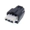 1 Set 3 Hole 6189-7675 AC Assembly Auto Wiring Socket Car Wire Connector Automobile Cable Harness Waterproof Plug(White) (White) view 3