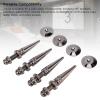 Goshyda 8pcs Copper Speaker Isolation Spikes with Base Pads | Adjustable Vibration Control for Subwoofer Turntable for HiFi Amplifier CD Player view 3