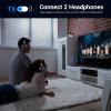 Ifofo Bluetooth 5.3 Transmitter for TV Audio w. Screen Display Dual Antenna Low Latency Bluetooth Adapter Support Up to 2 BT Headphones Long Range Bluetooth Extender 3.5mm AUX/RCA/Opt Input/Output view 4