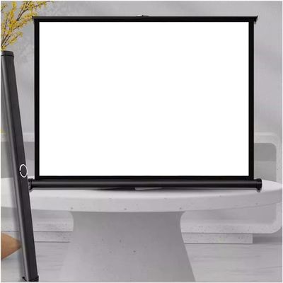 Drop Down Outdoor Projection Screen Wall Mounted Home Theater/Backyard Party Table Top Screen(20inch)