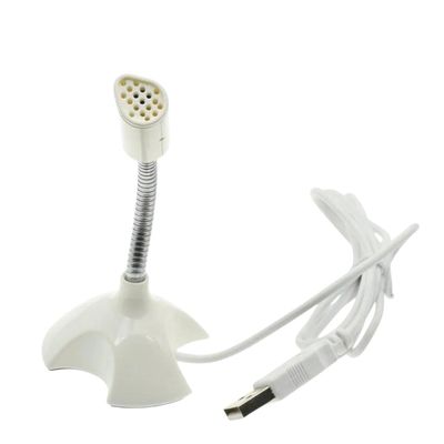 HELELALFY White | Mini USaB Microphone for 2 3 4 Pc Notebook Laptop Ktv Singing Video Game Recording New 2026 High for Reliable Electronic Component, Precision, Stable PeRIFormance