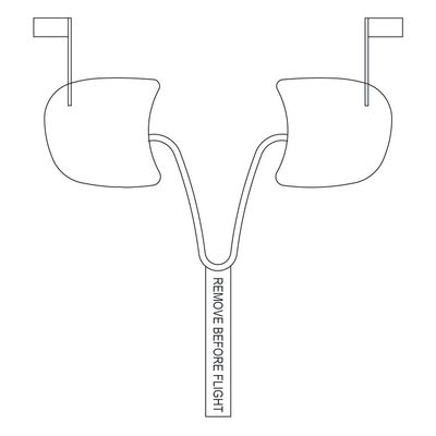 Cessna 177RG Cardinal (Later Cowling Style) Cowl Plugs w/RBF Streamer | Got Plugz, LLC