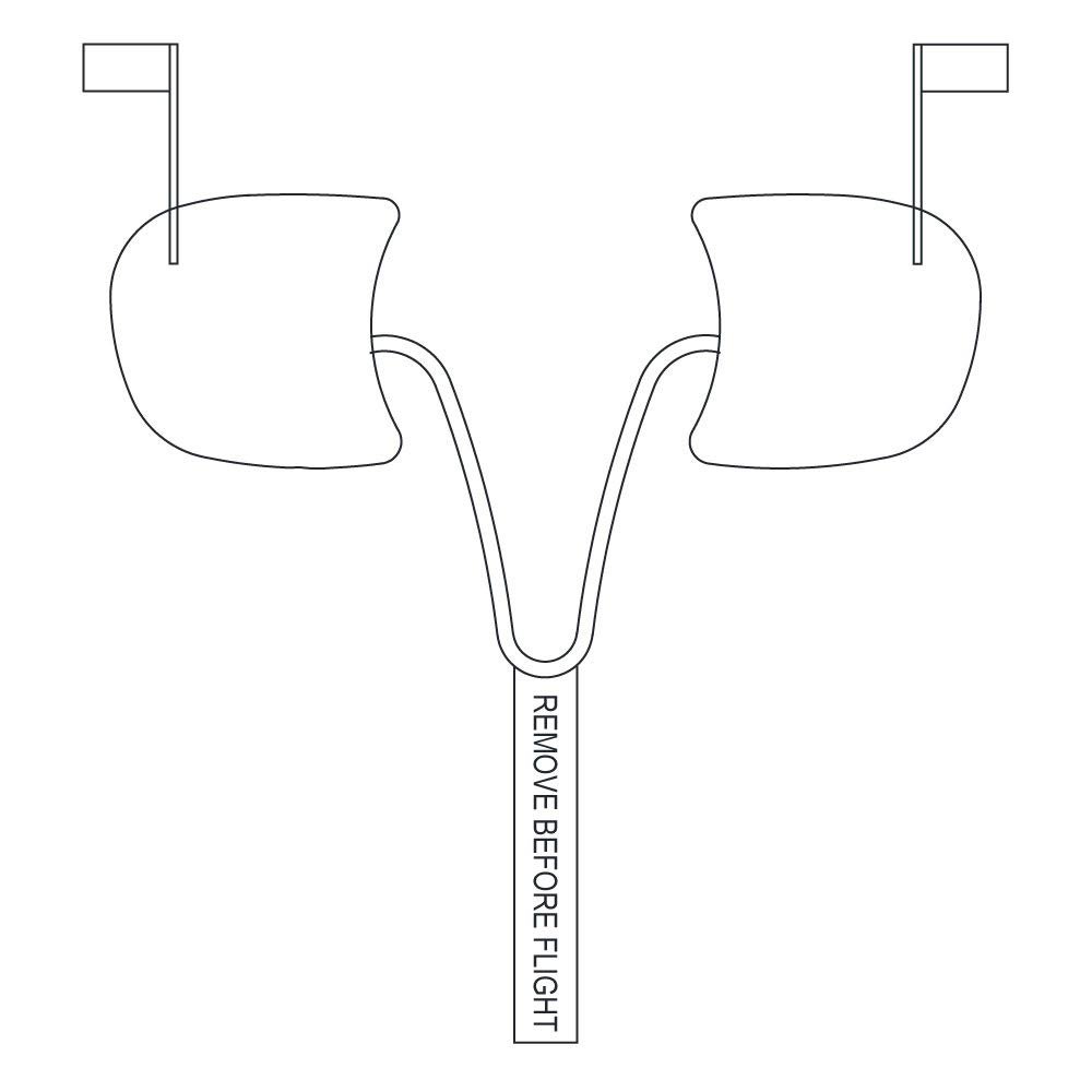 Cessna 177RG Cardinal (Later Cowling Style) Cowl Plugs w/RBF Streamer | Got Plugz, LLC