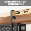 AOOTOOSPORT Under Desk Cable Management 26 inches Metal Cord Organizer No Drill Wire Management and Cord Organizer for Home Office Standing Desk view 4