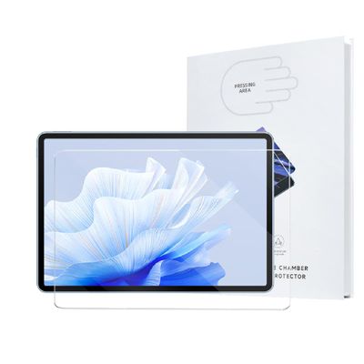 [2 Pack] 1 Pack Moth eye Screen Protector and 1 Pack HD Screen Protecto for iPad Air 11 Inch(6th/7th), 9H Tempered Glass Film with Ultra Fit Tray, Apple Pencil Support, Scratch Resistant, Anti-Reflective,Anti-Glare,Touch Like Silk, Tempered Glass
