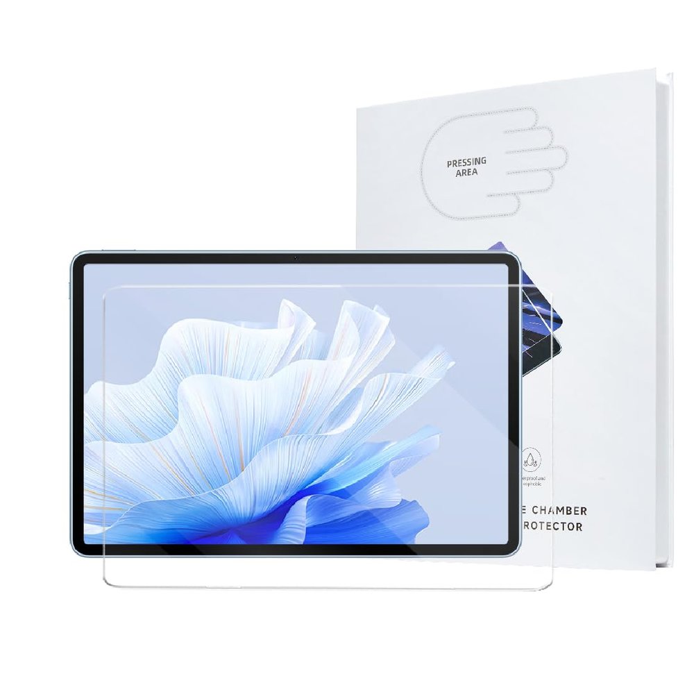 [2 Pack] 1 Pack Moth eye Screen Protector and 1 Pack HD Screen Protecto for iPad Air 11 Inch(6th/7th), 9H Tempered Glass Film with Ultra Fit Tray, Apple Pencil Support, Scratch Resistant, Anti-Reflective,Anti-Glare,Touch Like Silk, Tempered Glass