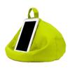 Beanbag Phone Holder with Side Pocket for Accessories, Soft Beanbag Tablet Pillow Stand for Lap, Knee, Sofa and Bed, Book Cushion for Reading in Bed view 2