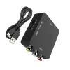 Monitor Conversion Cable HD 1080P RCA AV to HDMI Converter Video Audio Adapter for VCR DVD to TV with USB Cable Mini AV to HDMI RCA Composite CVBS Display Conversion Line(AV to HDMI) view 2