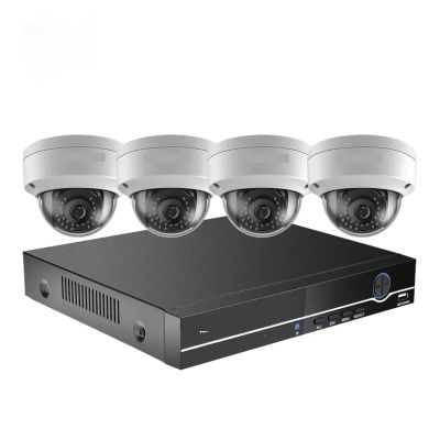 4K 8MP 8CH CCTV Facial Recognition AHD DVR Security System Outdoor Day/Night Video Security Surveillance System Camera(4PCS,8CH DVR 4PCS Camera_NO Card)