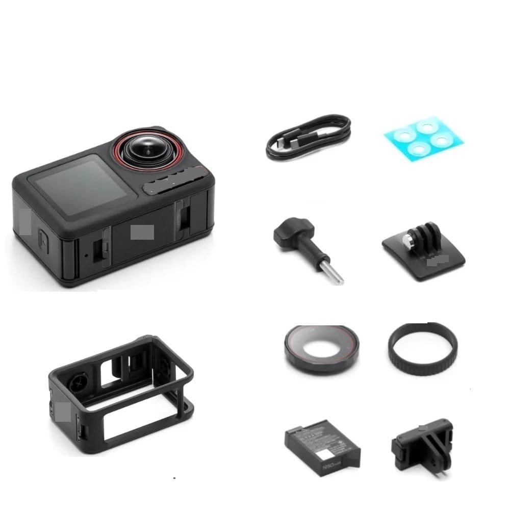 for Osmo for Action 5 Pro Standard Combo, Waterproof Camera with 1/1.3" 4K/120fps Video Subject Stabilization(SD 256GB)