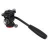 Camera Tripod Head, 360 Degree Hydraulic Damping Video Tripod Head, Aluminum Alloy Fluid Head with L Shaped Positioning Stopper for SLR view 3