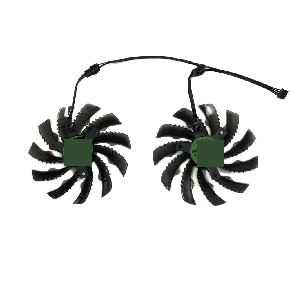 2Pcs/Set,T129215SH GPU Fan for GIGABYTE RTX 3060 3060Ti Eagle gigabyte GTX1660Ti GTX 1650 2060 2070 PLD10010S12H(1Plug T129215SH)