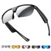 Domars Smart Glasses with Camera & AI Translator (144 Languages), Bluetooth 5.0 Open-Ear Glasses with Speakers, ENC Noise Cancelling, IPX5 Smart Sunglasses for Men/Women, for Cycling Running Travel view 1