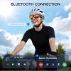Domars Smart Glasses with Camera & AI Translator (144 Languages), Bluetooth 5.0 Open-Ear Glasses with Speakers, ENC Noise Cancelling, IPX5 Smart Sunglasses for Men/Women, for Cycling Running Travel view 3