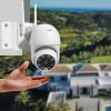 RSHuiOUXX CCTV Camera Bracket Wall Mount Aluminum Bracket for CCTV Camera Outdoor External Wall Corner Bracket with Mount Screws view 4