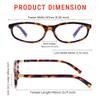 Pro Acme Retro Cat Eye Glasses for Women Blue Light Glasses Oval Computer Small 90s Narrow Rectangle Eyeglasses(Tortoise) view 4