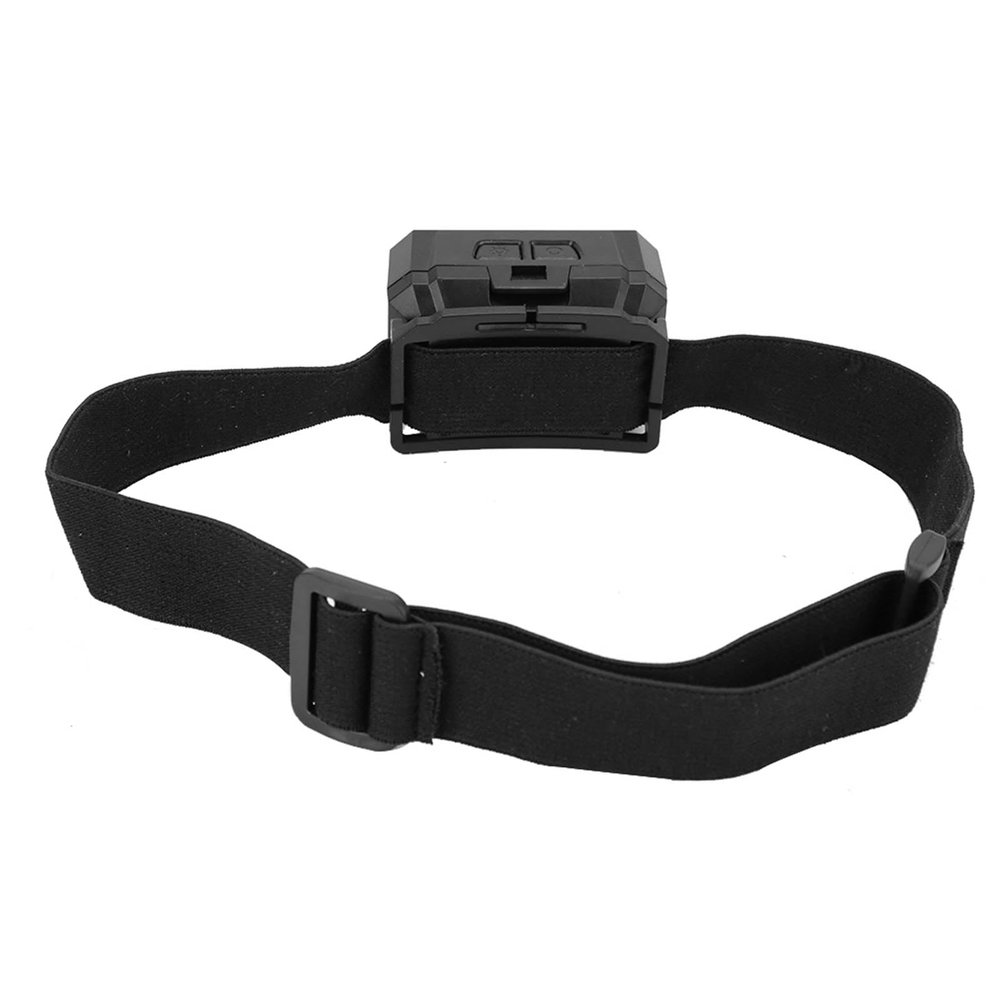 Obetuens 1080P HD Head Mounted Action Camera with LED Headlamp Wearable Sports Camcorder for Outdoor Adventures,Video Recording,Night Vision,Hands Use, Supports 32GB TF Card (Black-Blue)