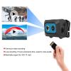 Obetuens 1080P HD Head Mounted Action Camera with LED Headlamp Wearable Sports Camcorder for Outdoor Adventures,Video Recording,Night Vision,Hands Use, Supports 32GB TF Card (Black-Blue) view 2
