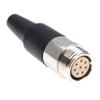 8 Pin Female Inline Socket R01-06J9-8F Female Thread Lock Connector for VZ-C8C20 Servo Lens Conversion Cable for Canon Jimmy Jib G-Zoom VariZoom Zoom Control 8-Pin view 1