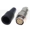8 Pin Female Inline Socket R01-06J9-8F Female Thread Lock Connector for VZ-C8C20 Servo Lens Conversion Cable for Canon Jimmy Jib G-Zoom VariZoom Zoom Control 8-Pin view 3