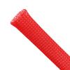 Braided Sleeving, PET Expandable Cable Sleeve, Mesh Cable Management for TV, Computer, Home Theater, Flexible Cord Protectors from Pets No Chew (Red, 1" x 25ft) view 1
