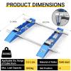 Cable Drum Roller, Heavy Duty Cable Caddy,Wire Unwinder Dispenser, Double Rail Wire Stand for Drum Reel Max 39.4in Width, 3 Ton view 2