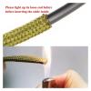 1~20m New Cable Sleeve Nylon Braided Insulated Tight High Density Polyamide Expandable Sheath Wire Protection Army Green/Black(Green,FLATTEN WIDTH 12MM_10 METERS) view 3