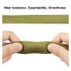 1~20m New Cable Sleeve Nylon Braided Insulated Tight High Density Polyamide Expandable Sheath Wire Protection Army Green/Black(Green,FLATTEN WIDTH 12MM_10 METERS) view 4