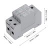Chiffonade 2P Photovoltaic Protective Device DC600V, 20KA to 40KA High Accuracy Stable Performance Arrester for Industrial Use view 2