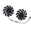 2Pcs/Set DIY 100MM(95mm) PLD10015B12H,GPU Cooler for Devil RX580 8G V2 for RX 590 X Plus Video Card Fan(Type B PLD10015B) view 2