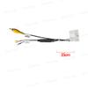 24Pin for Toyota Tundra Prius Car Parking Reverse Backup Rearview Camera RCA Video Plug in Cable Adapter view 3