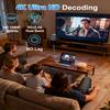 2026 Upgraded Wireless HDMI Transmitter and Receiver 328FT/100M, 4K Decode 1080P@60Hz Ultra HD, Plug & Play 5G+2.4G HDMI Extender Display Dongle Adapter for Video/Audio to Monitor from Laptop/TV Box view 3