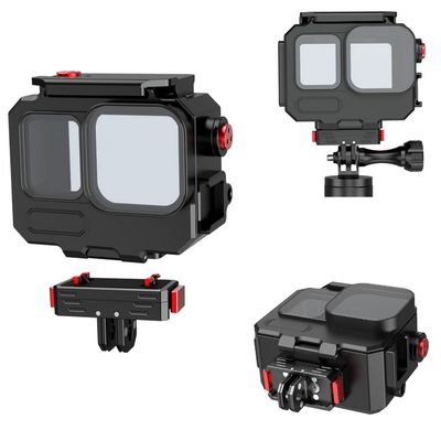 Coyktonty Dive Case for Insta 360 Ace Pro2/Ace Pro,80M Aluminum Waterproof case with 1/4 Threaded Hole,mounting Adapter Bracket,Cold Shoe Slot