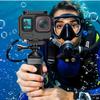 Coyktonty Dive Case for Insta 360 Ace Pro2/Ace Pro,80M Aluminum Waterproof case with 1/4 Threaded Hole,mounting Adapter Bracket,Cold Shoe Slot view 2