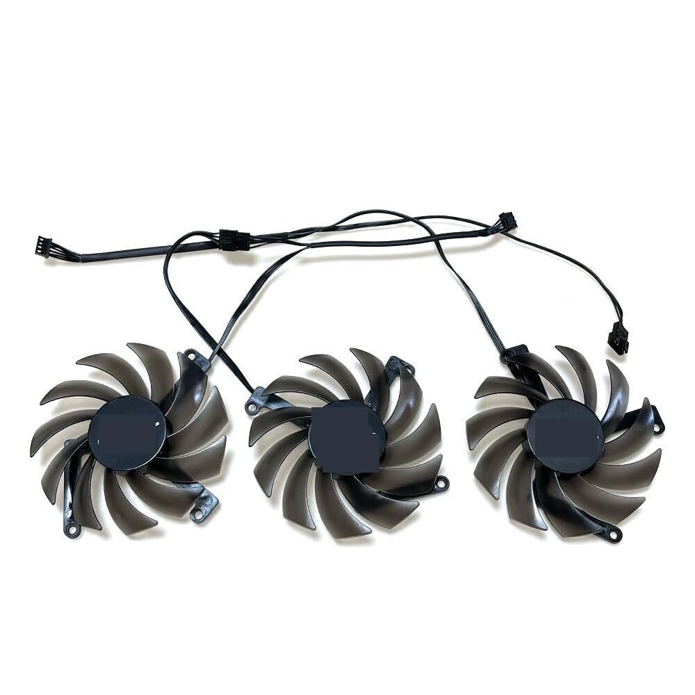 3Fan/1SET CF-12915S RTX 3080 3070 ICHILL X4 GPU Fanfor INNO3D for 3080RTX TIRTX 3090 iCHILL Video Card Cooling Fan(Fan-B)
