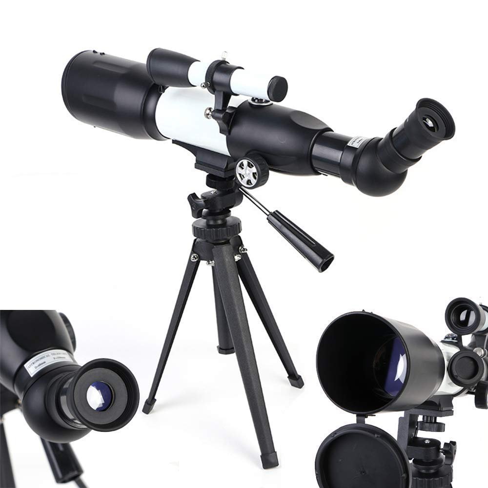Telescopes,Telescopes for Adults High Magnification High-Definition Astronomical Monoculars with Tripod and Finder for Adults Beginners,Silver Double The Comfort