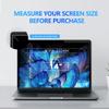 4-Way Laptop Privacy Screen Shield 14 Inch 16:10 Aspect, Removable 360 Privacy Filter Screen Protector for 14 Inch Laptop Computer, Anti Glare Blue Light Slide Mount Tabs Cover view 2