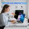 4-Way Laptop Privacy Screen Shield 14 Inch 16:10 Aspect, Removable 360 Privacy Filter Screen Protector for 14 Inch Laptop Computer, Anti Glare Blue Light Slide Mount Tabs Cover view 4