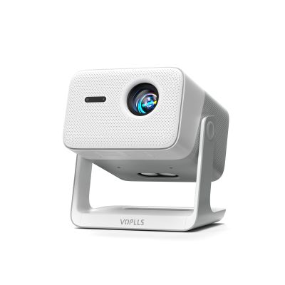 3000 ANSI Official Licensed Google TV4K Smart Projector with WiFi and Bluetooth, VOPLLS Outdoor Projectors with Dolby/Auto Focus, Portable Movie Phone Wireless Gaming Wifi Proyector for Bedroom/Home
