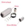 51MM 60MM Universal Motorcycle Exhaust Muffler Moto Dirt Bike Scooter Exhaust DB Killer for Bws PCX125 Z800 Z900 R6 DaJiKan (Color : 11 61mm) (A 51mm) view 3