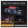 4 Channels WiFi Car DVR HD 1080P Screen Front Rear View Dash Cam 360 Rotation Video Recorder Loop Recording Night Vision(32G) view 4