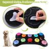 Dog Buttons for Communication 10 Dog Talking Buttons Starter Set 30S HD Recordable Training Buttons with Waterproof Anti-Slip Mat + 50 Scene Stickers view 3