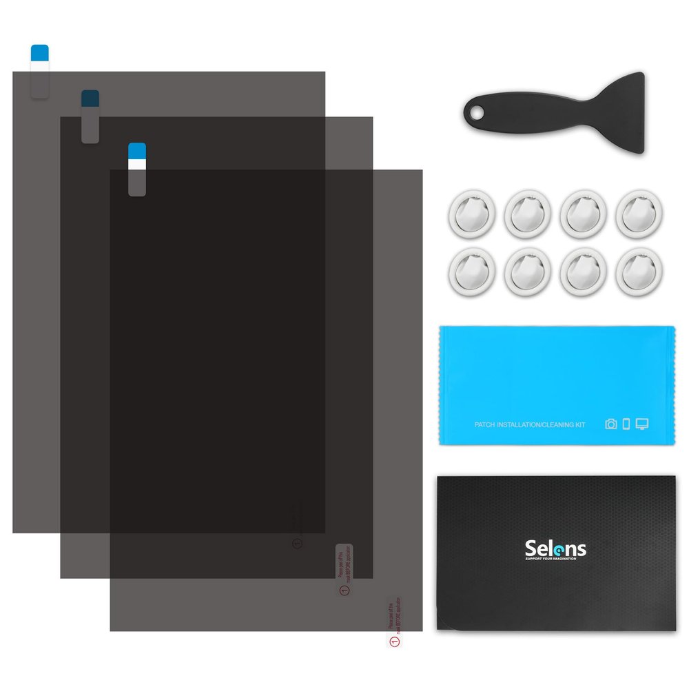 7.9x11.9in Adhesive Polarizing Film Sets Includes Cleaning Set and Finger Cots,3 PCS A4 Polarized Film Sheets for LCD Screen Repairing/Teaching/Experiments/Photography