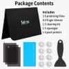 7.9x11.9in Adhesive Polarizing Film Sets Includes Cleaning Set and Finger Cots,3 PCS A4 Polarized Film Sheets for LCD Screen Repairing/Teaching/Experiments/Photography view 4
