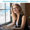 GenXenon AI Smart Glasses, AI Translator Powered by ChatGPT with Real-Time Translation (160+ Languages),AI Noise Cancellation, Removable Temples, Anti-Blue Light Bluetooth Glasses for Men & Women view 4