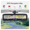 12 inch 4 Cameras Car Rearview Mirror DVR Camera Android 8.1 GPS Navigation RAM 2G ROM 32GB Dash Cam Video Recorder Google Map(None) view 4